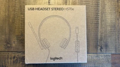 New Logitech USB Headset H570e Stereo - Black - Image 1 of 4