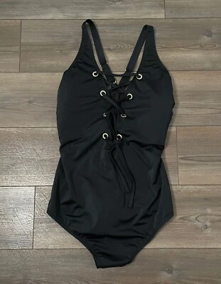 Nuevo con etiquetas Traje de baño Sofia Vergara para mujer negro de una pieza talla 2X Foto 1 de 4