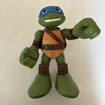 Tortugas Ninja TMNT Half-shell Heroes Press N Shout Turtle Leonardo 12 pulgadas 30 cm Foto 1 de 4