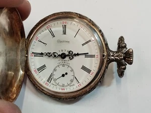 George Washington 1976 Defonte 17 Jewels Incabloc Pocket Watch Swiss RUNS - Picture 1 of 9