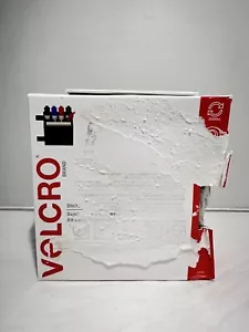 Sticky-Back Hook and Loop Fastener Tape with Dispenser 3/4 x 15 ft. Roll White - Picture 1 of 3