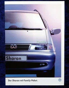 VW Sharan mit Family Paket,  Prospekt 4.1999 - Bild 1 von 2