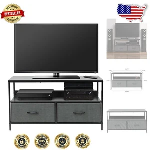 Elegant TV Stand Dresser with 2 Drawers - Perfect for Bedroom & Living Room - Picture 1 of 10