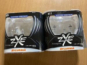 Sylvania Silverstar ZXE 9005 65W 2 Bulb 2 H11 Headlight High Beam Xenon Open Box