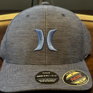 Hurley Hat Cap Small Nike Dri Fit Flexfit Blue Hat MSRP $32 - Picture 1 of 5