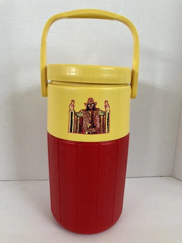 Vintage Slim Jim WWF Randy Macho Man Savage Coleman Thermos Cooler Cover