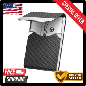 Professional Business Card Holder PU Leather Business Card Case Name Card Holder - Picture 1 of 24
