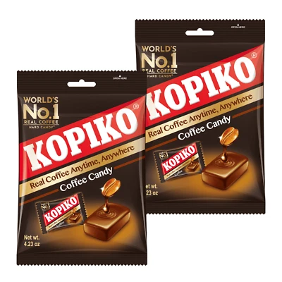 Kopiko Coffee Candy 4.23 oz Bag Hard Coffee Candy 2pk by US SELLER - Image 1 of 3
