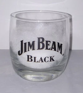 JIM BEAM BLACK Whisky Glas Tumbler Lowball Kentucky Bourbon Whiskey Barware - Bild 1 von 3