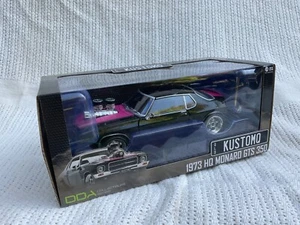 DDA 1:24 Holden HQ Monaro GTS 350 1973 "KUSTOMQ" Black/Pink - Picture 1 of 1