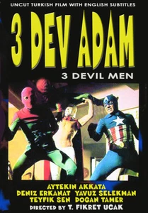 THREE DEV ADAM (1973) 3 Devil Men Evil Spiderman Turkish Mayhem w/English subs - Picture 1 of 2