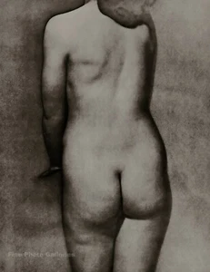 1930/75 Vintage MAN RAY Female Nude Woman Back Butt Photo Engraving Art 12x16 - Picture 1 of 1