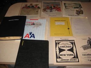 Vintage American Airlines 40er-60er Jahre Betriebsanleitung & Werbung - Bild 1 von 8