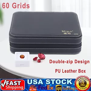 Espositore 60 griglie pietre preziose quadrate diamanti vetrina gioielli giada - Foto 1 di 13