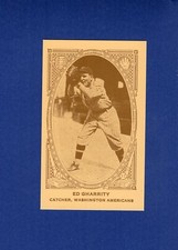 ED GHARRITY, Washington Senators ~ 1922 American Caramel E120 REPRINT card