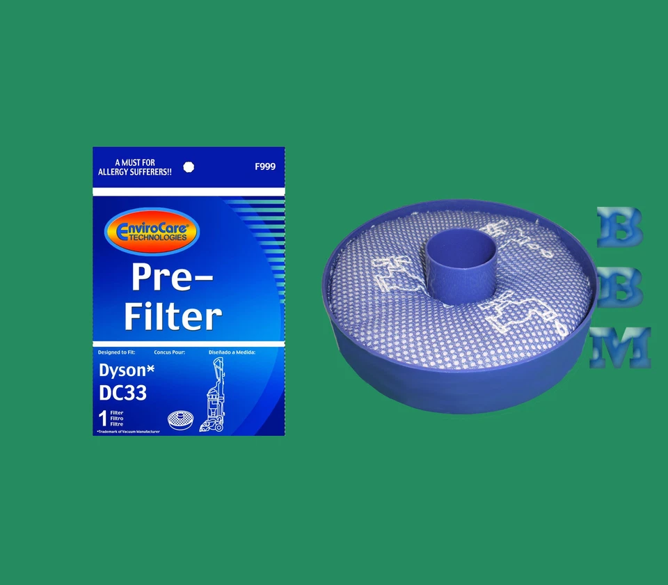 1 предварительно моторный фильтр Dyson DC33 919563-02 моющийся пылесос многоэтажный 91956302 - Изображение 1 из 1