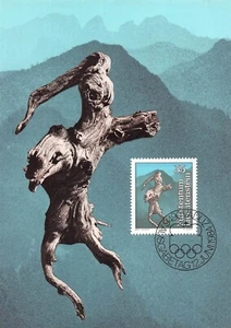 Maximum Card FDC LIECHTENSTEIN Legends 1984 June MK 47 n3 - Picture 1 of 2