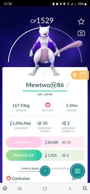Pokemon Shadow Mewtwo Go - Image 1 of 2