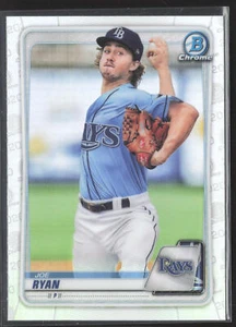 2020 Bowman Draft #BD-31 Joe Ryan Chrome Refractor Tampa Bay Rays - Picture 1 of 2