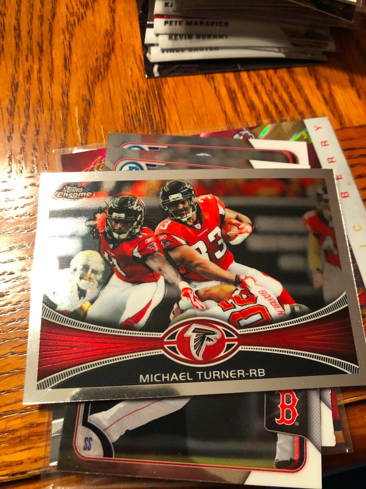 2012 Topps Chrome #130 Michael Turner Atlanta Falcons Northern Illinois - Image 1 of 1