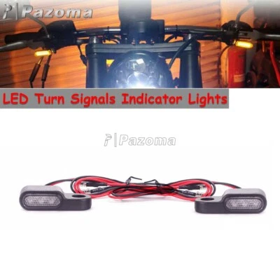 Mini luces intermitentes LED de manillar para motociclista Foto 1 de 4