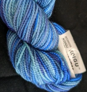 1 new Hank/50g Koigu KPPPM handpainted Merino Wool Yarn P419 444 turquoise Blue - Picture 1 of 6