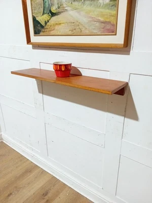 BEAVER & TAPLEY FLOATING TEAK  VINTAGE SHELF MID CENTURY MODERN VINTAGE SHELF - Image 1 of 4