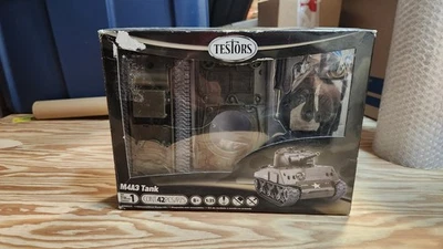 Testors M4A3 Tank Model Kit WWII Skill Level 1 New in box - Image 1 of 4