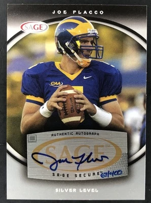 Sage 2008 - Autógrafos Joe Flacco #A20 plata/400 (AU, RC) Foto 1 de 2