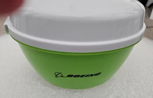 Ciotola Boeing Well Being con coperchio-ciotola 5" alta x 8" diametro--verde--spedizione gratuita - Foto 1 di 4