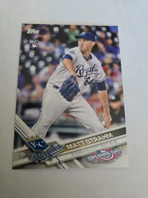 2017 Topps Opening Day ROOKIE Matt Strahm Kansas City Royals Pitcher RC #90 - Image 1 of 2