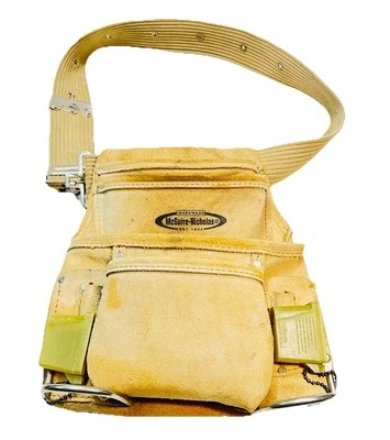 McGuire Nicholas Bolsa de Herramientas de Cuero Dividido Cinturón Carpintero Electricista Equipo Foto 1 de 4