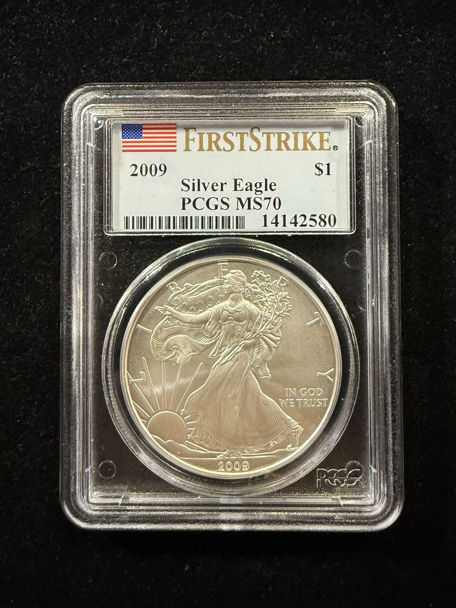 American Eagle MS 70 Graded 2009 Silver Bullion Coins for sale | eBay