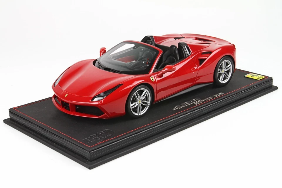 P18120A - 1/18 - BBR Ferrari 488 Spider Rosso Tristrato 2015 - Limited 288 pcs - Immagine 1 di 4