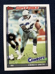 1991 EMMITT SMITH Topps Football Super Rookie Insert #360 Dallas Cowboys NFL - Picture 1 of 2