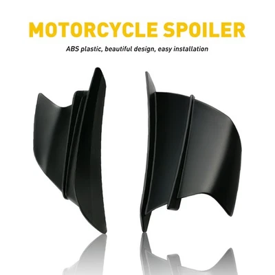 Motorcycle Winglet Aerodynamic Deflector Wing For Spoiler Suzuki Kawasaki US EXF - Image 1 of 4