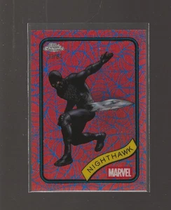 2025 Topps Chrome Marvel NightHawk Spider Web Refractor #33/62 - Bild 1 von 2