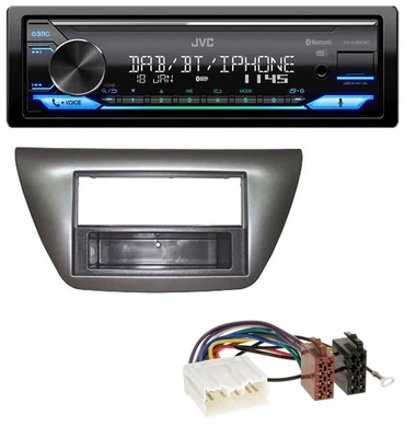 JVC Bluetooth DAB USB MP3 Autoradio für Mitsubishi Lancer Evo 2004-2008 - Bild 1 von 4
