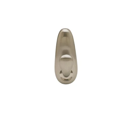 Command FC12-BN Metal Brushed Nickel Decorative Hook 3 lbs. Capacity - Image 1 of 2