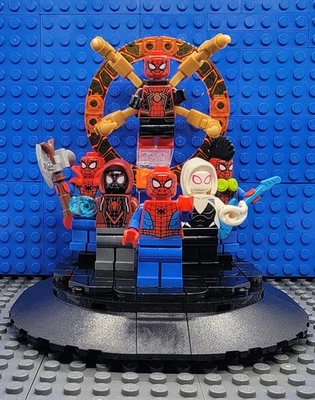 LEGO® Marvel Spider-Verse Avengers XMen NEW Diorama Display YOU PICK Minifigures - Image 1 of 4