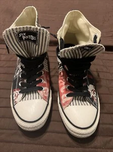 Rare Converse All Stars Chuck Taylor Sex Pistols Size 9 Woman 7 Mens - Picture 1 of 22