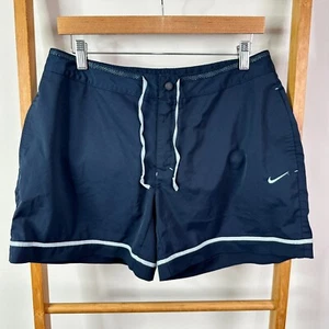 Nike Activewear Shorts Womens Large Blue Sports Running Training - Picture 1 of 10