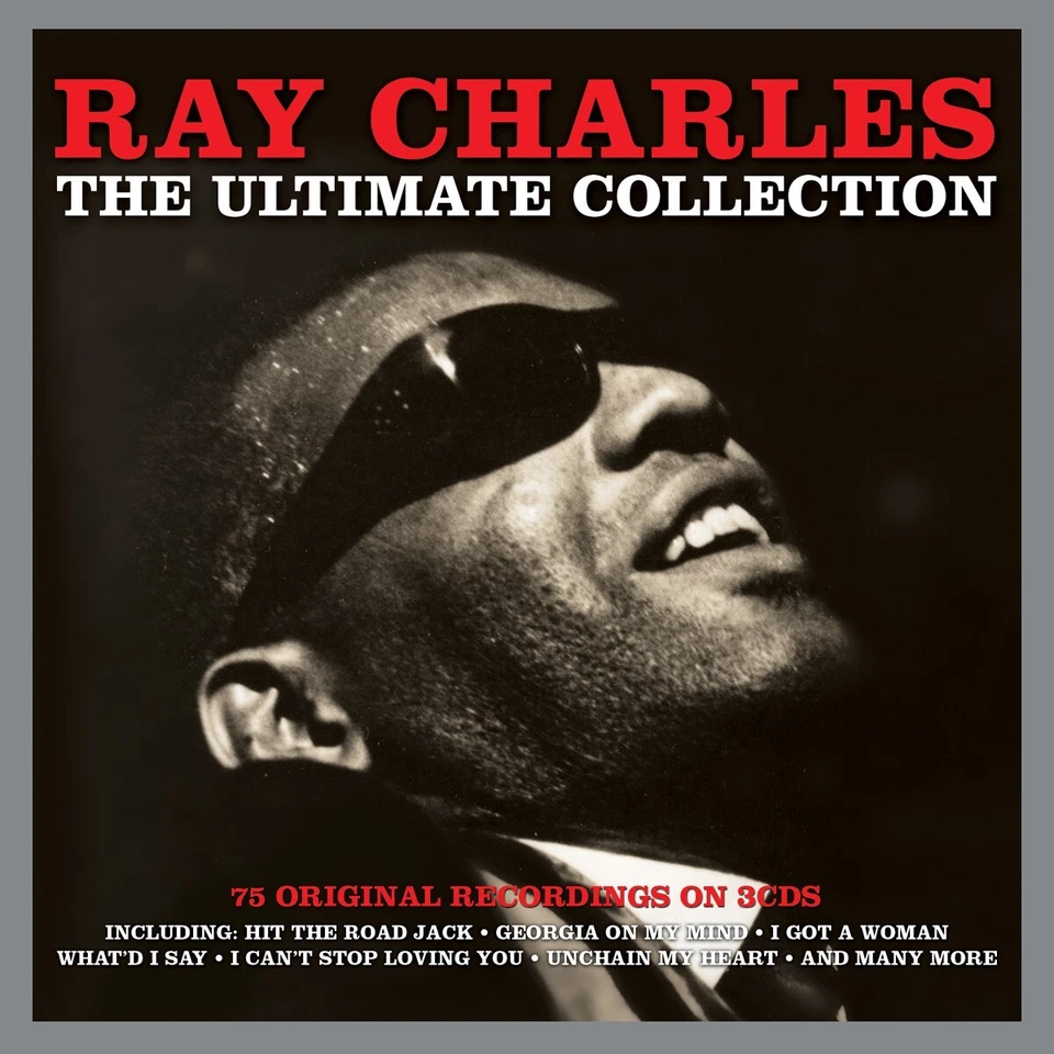 RAY CHARLES - THE ULTIMATE COLLECTION 70 ORIGINAL RECORDINGS ON 3CD ALBUM NEW - Image 1 of 1