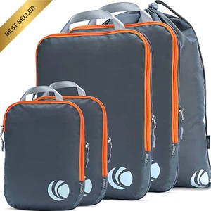 5-Piece Compression Packing Cubes for Travel, Ultralight Organizers - Picture 1 of 12