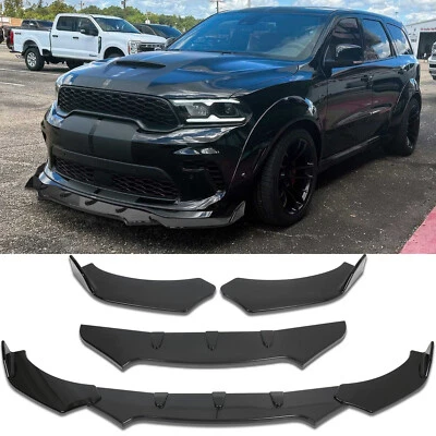 For Dodge Durango R/T SRT Hellcat Front Bumper Lip Splitter Spoiler Body Kit - Image 1 of 4