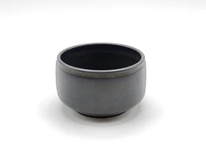 Jon Singer 2008 Dark Slate Grey Black kleine handgefertigte Keramikschale - Bild 1 von 12