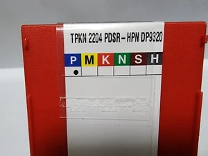 TPKN2204 PDSR-PN DP9320 INSERTO FRESA PUNTA LAVORO 50PZS - Foto 1 di 4