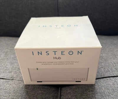 Insteon Hub 2245-222 White w/ Power Cord and Ethernet Cable New Open Box - Image 1 of 2