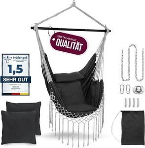 HEIMLING Hängesessel Indoor & Outdoor XXL Hängesessel Hängematte Balkon Terrasse - Bild 1 von 8
