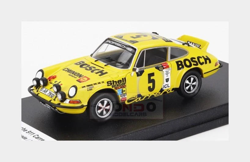 1:43 TROFEU Porsche 911 Carrera Rs Coupe #5 Rally African Safari 1973 TRFDSN245 - Immagine 1 di 2
